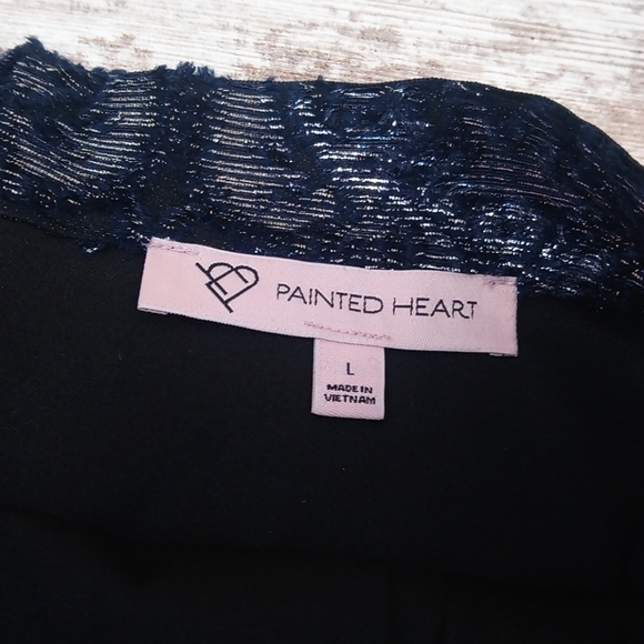 Painted Heart Chic Sparkly Lacey Patterned Lined Women's Skirt - Picture 7 of 16